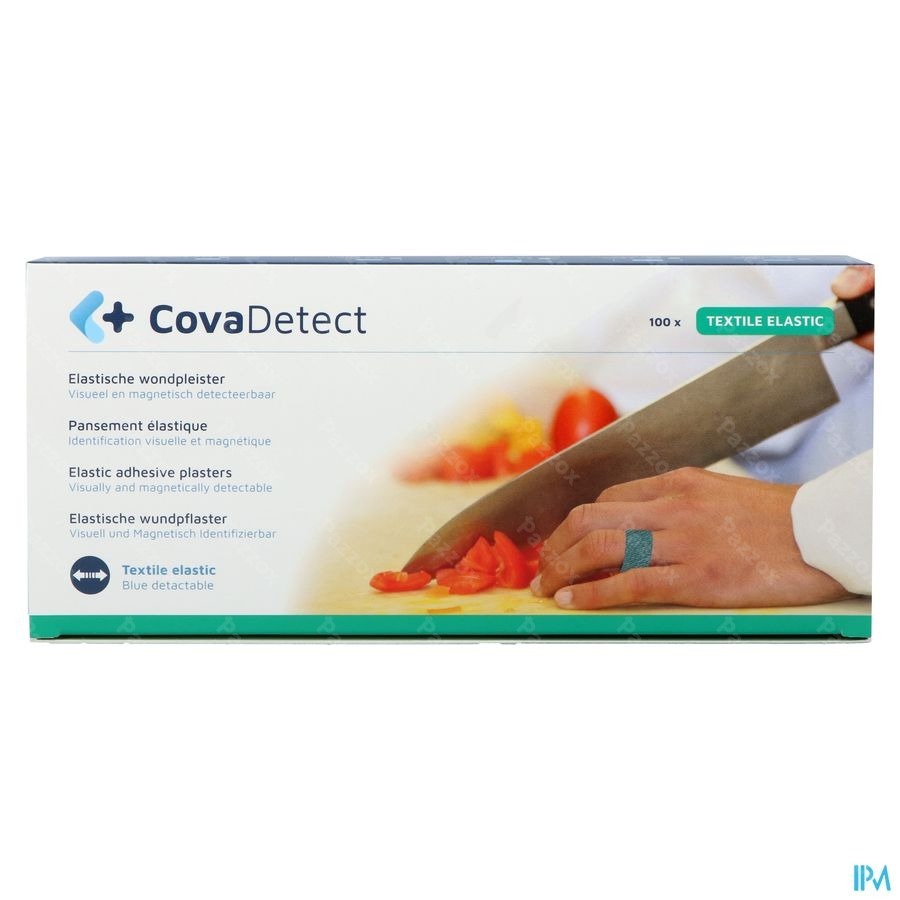 Cova Pans Bleu Detectable 3x12cm Text 100 30120t