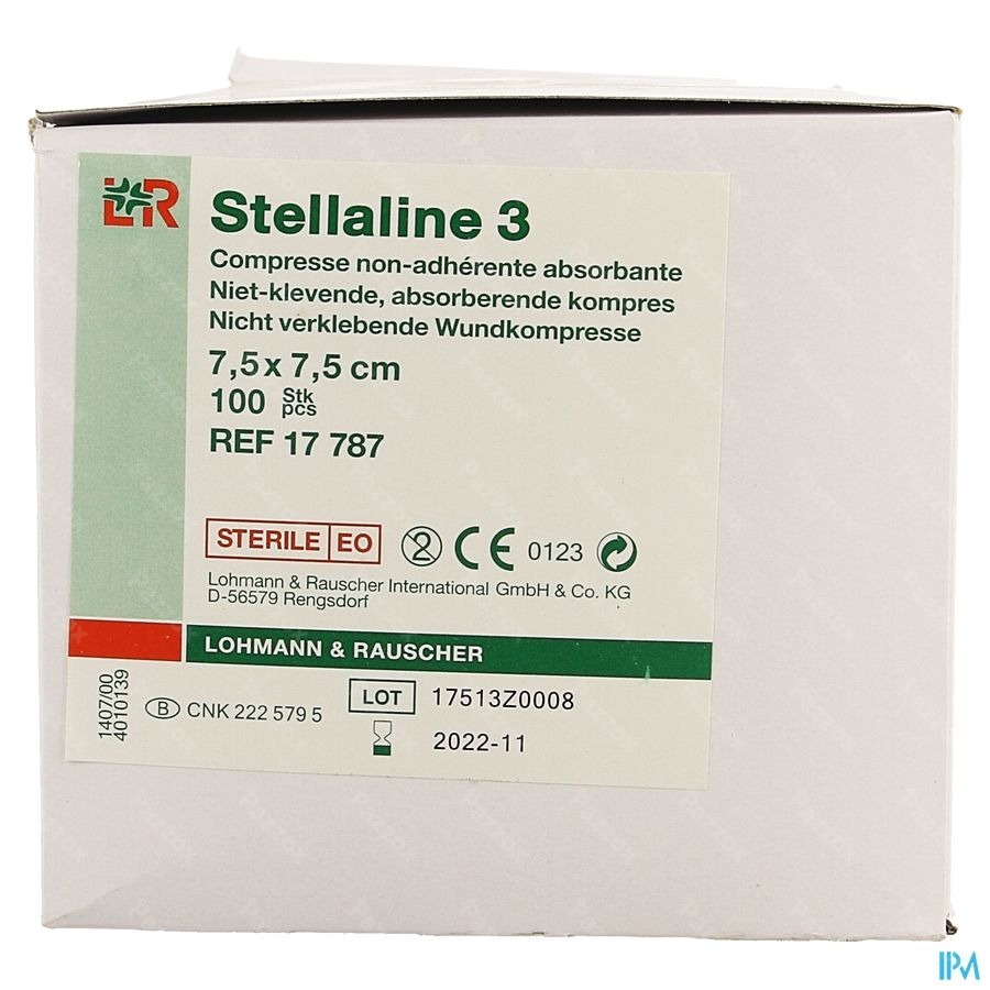 Stellaline 3 Comp Ster 7,5x 7,5cm 100 17787