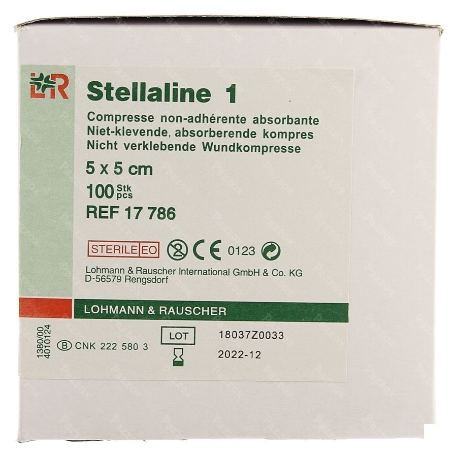 Stellaline 1 Comp Ster 5,0x 5,0cm 100 17786