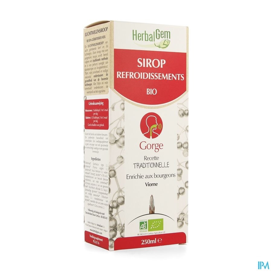 Herbalgem Sirop Refroidissements 250ml