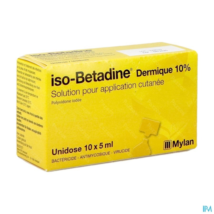 Iso-Betadine Dermique 10% Unidose 10x5ml