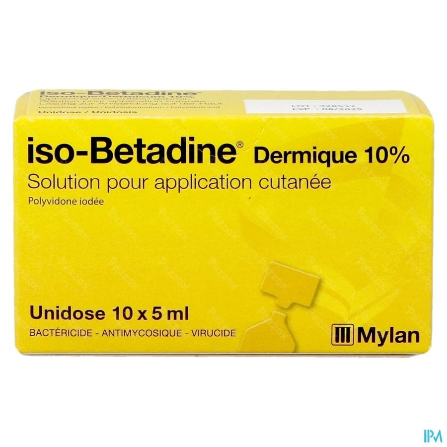 Iso-Betadine Dermique 10% Unidose 10x5ml