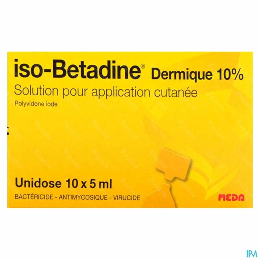 Iso-Betadine Dermique 10% Unidose 10x5ml