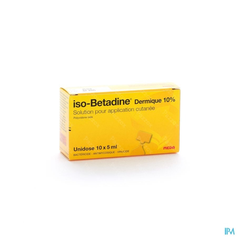 Iso-Betadine Dermique 10% Unidose 10x5ml