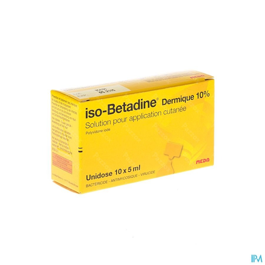 Iso-Betadine Dermique 10% Unidose 10x5ml