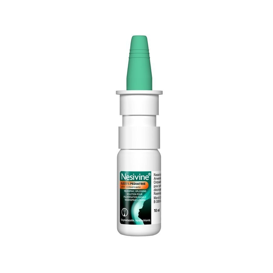 Nesivine 0,025% Sine Conserv Ped Spray Nas 10ml