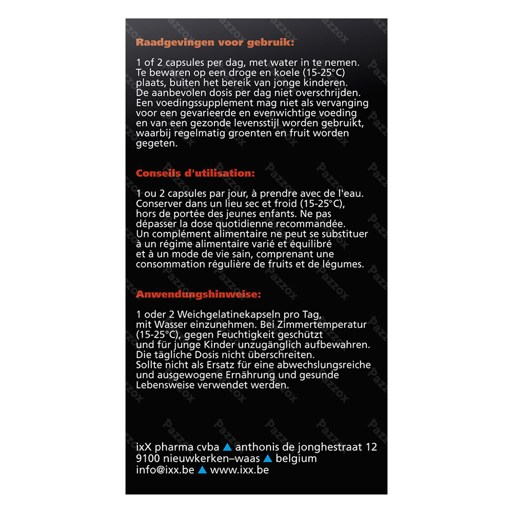 Zenixx Plus Caps 60x1045mg