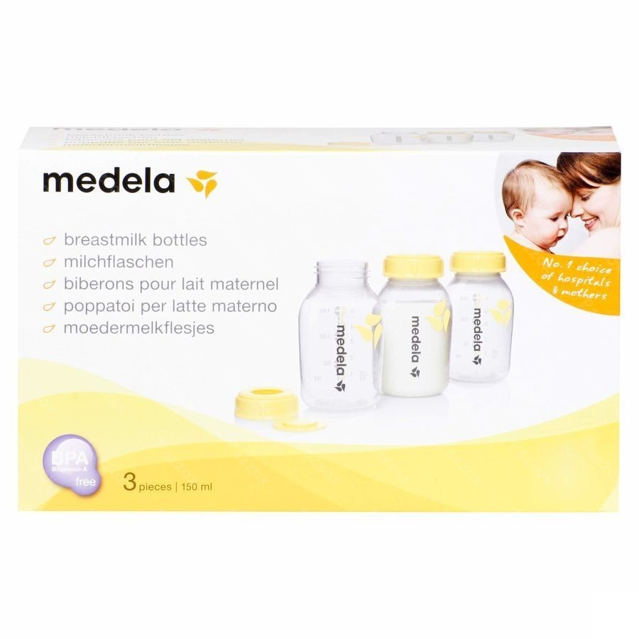 Medela Set 3 Bouteilles Imprimees 150ml