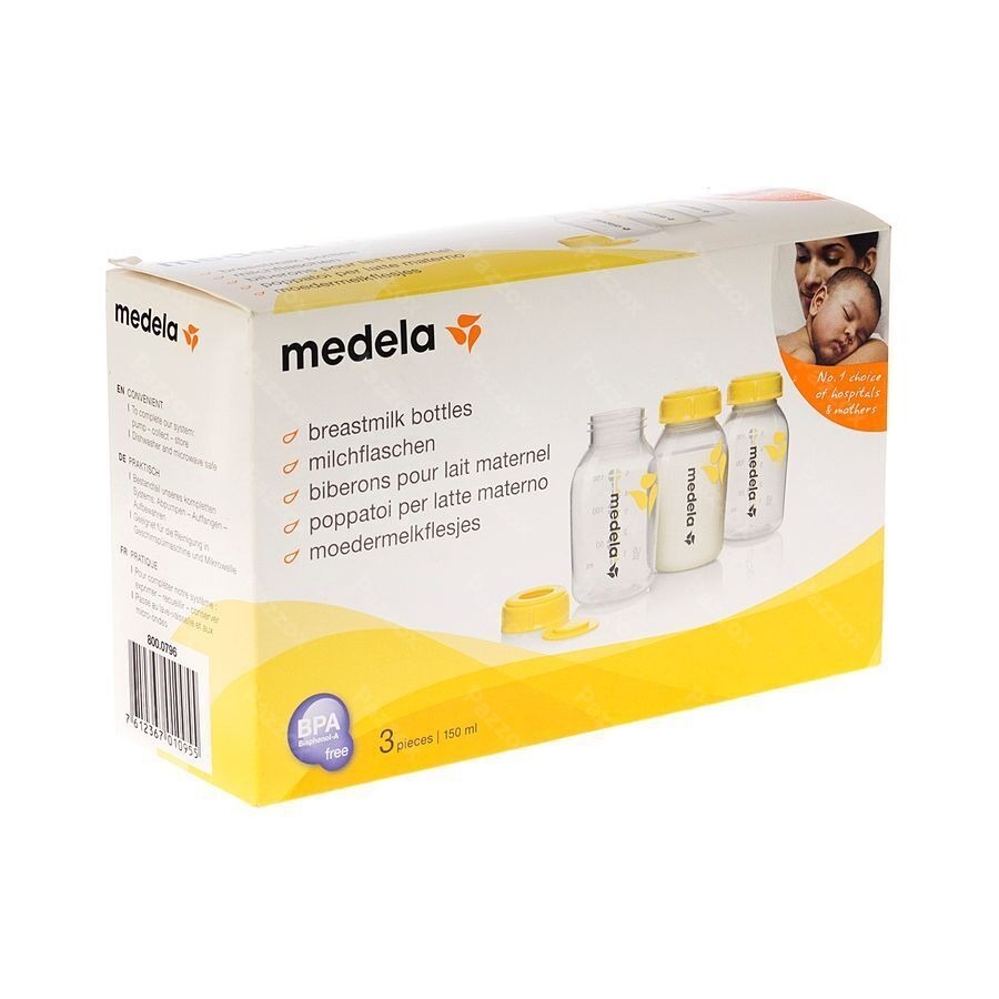Medela Set 3 Bouteilles Imprimees 150ml