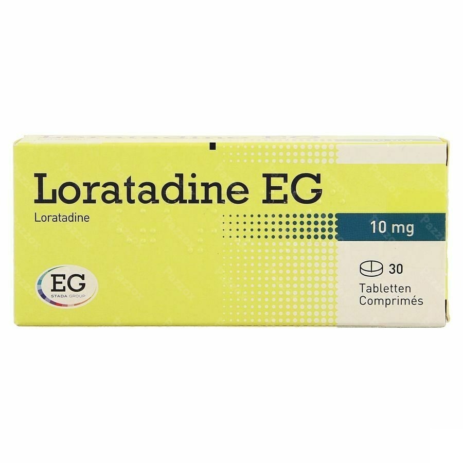 Loratadine EG 10mg 30 Comprimés
