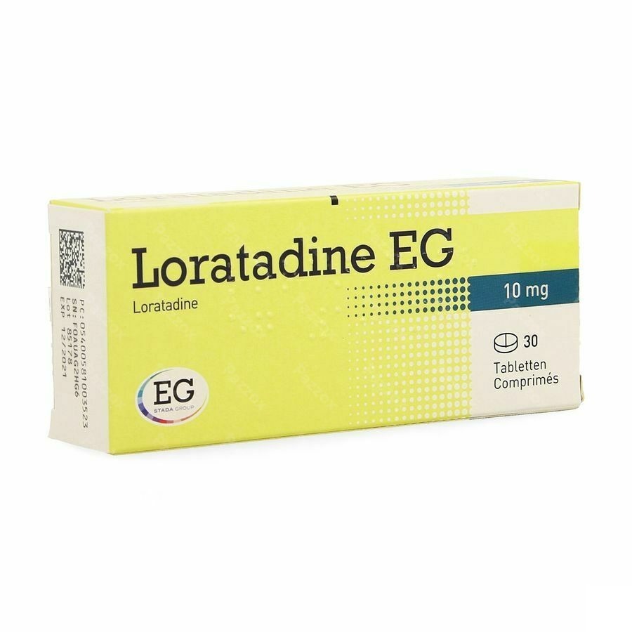 Loratadine EG 10mg 30 Comprimés
