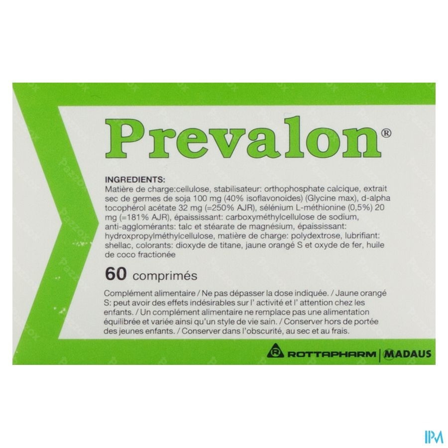 Prevalon 60 Comprimés