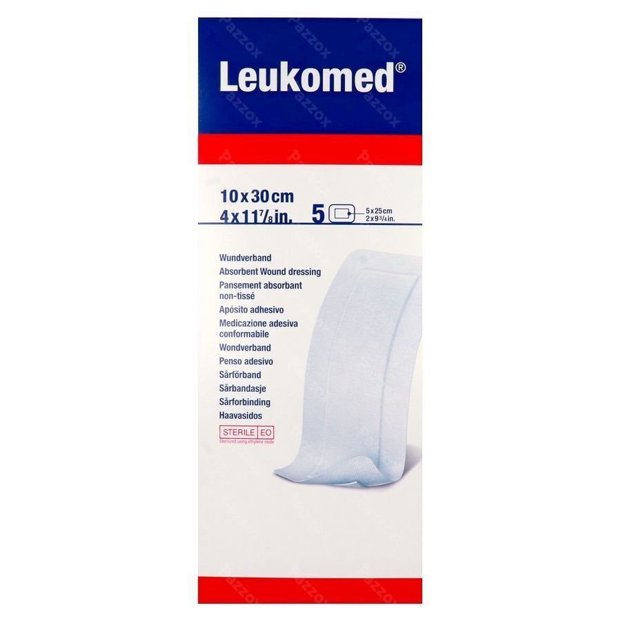 Leukomed Pansement Steril 10,0cmx30cm 5 7238012