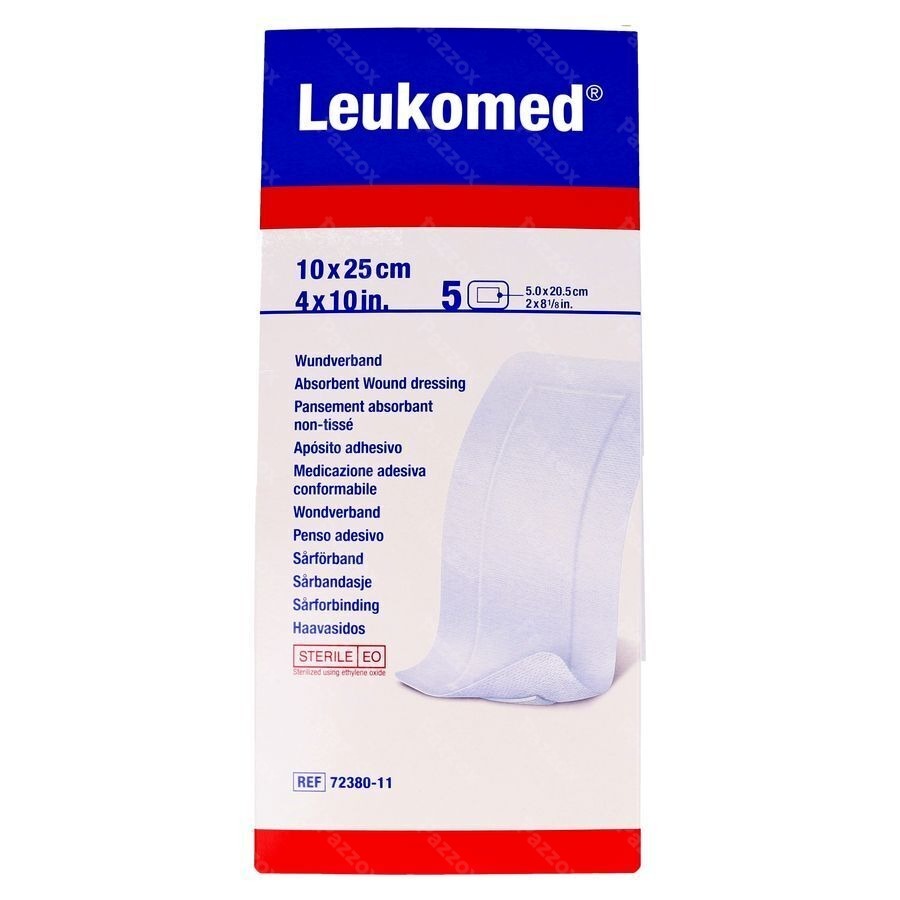 Leukomed Pansement Steril 10,0cmx25cm 5 7238011