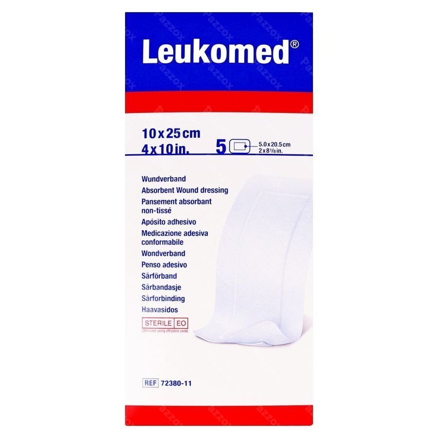 Leukomed Pansement Steril 10,0cmx25cm 5 7238011