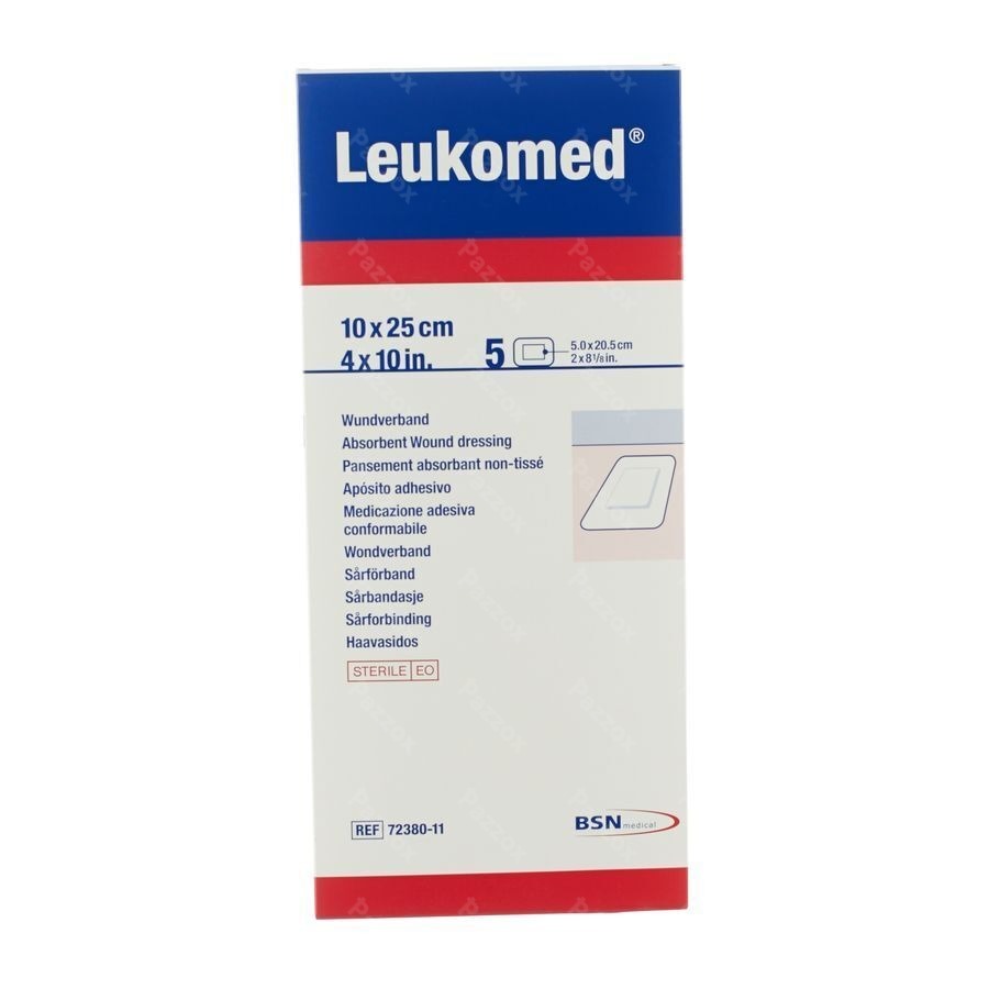 Leukomed Pansement Steril 10,0cmx25cm 5 7238011