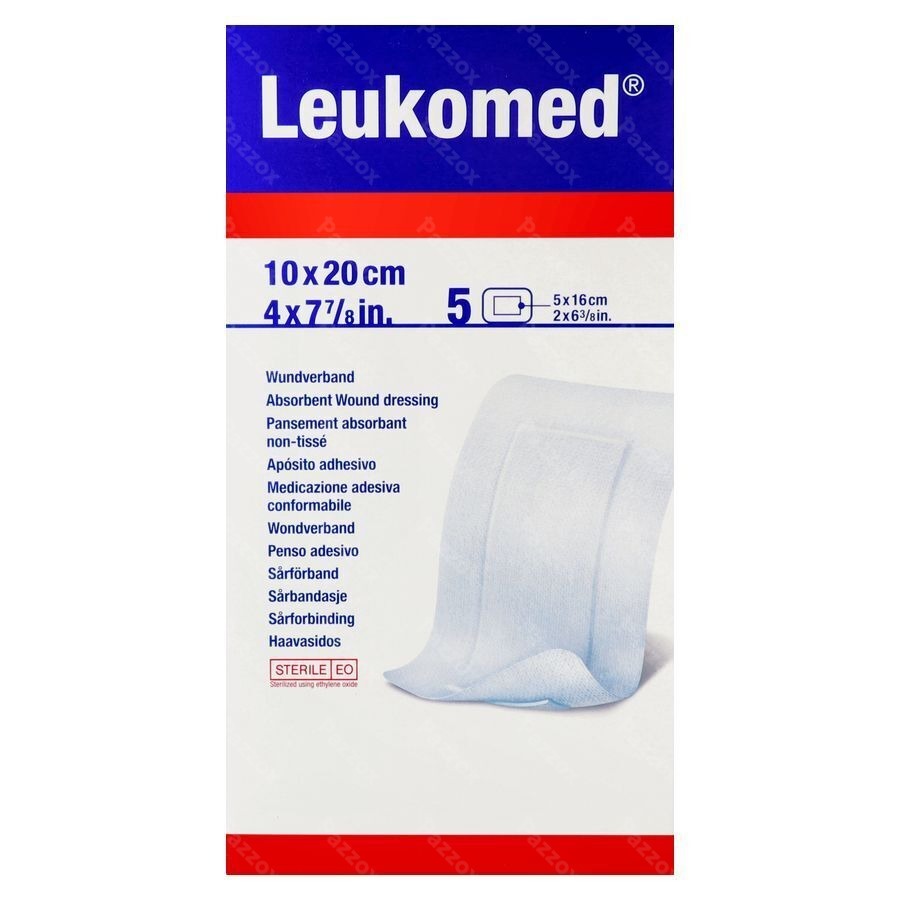 Leukomed Pansement Steril 10,0cmx20cm 5 7238010
