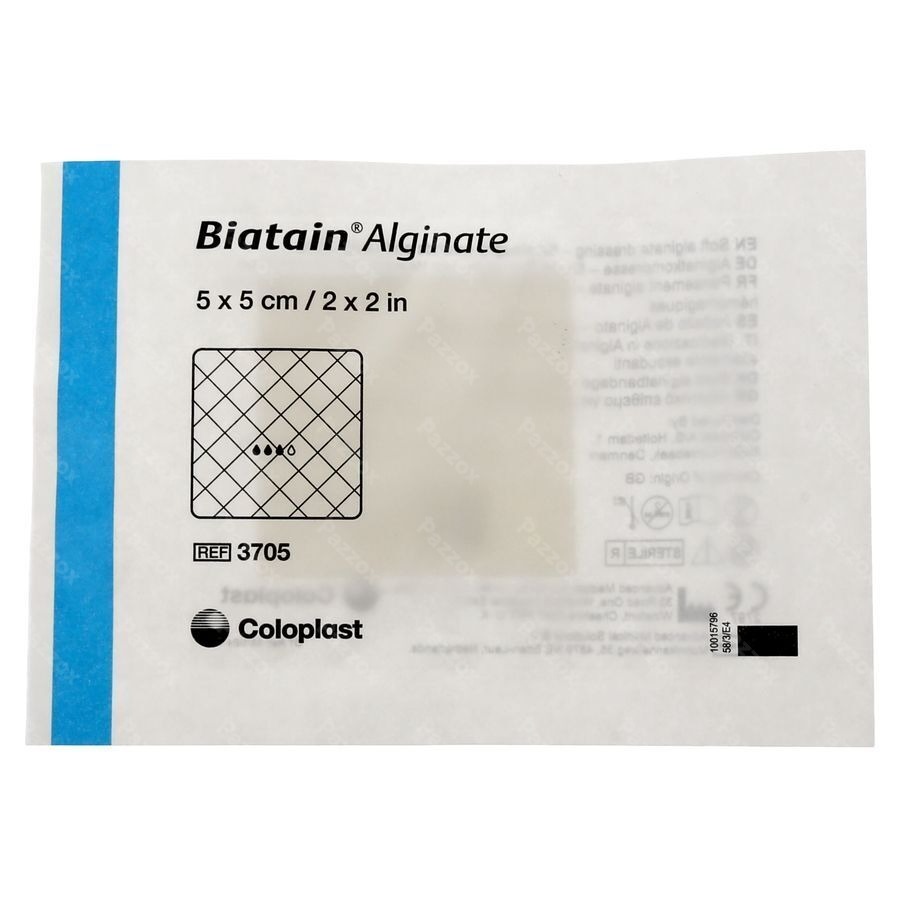 Seasorb Soft Pans Alginate Ster 5cmx 5cm 1 3705a