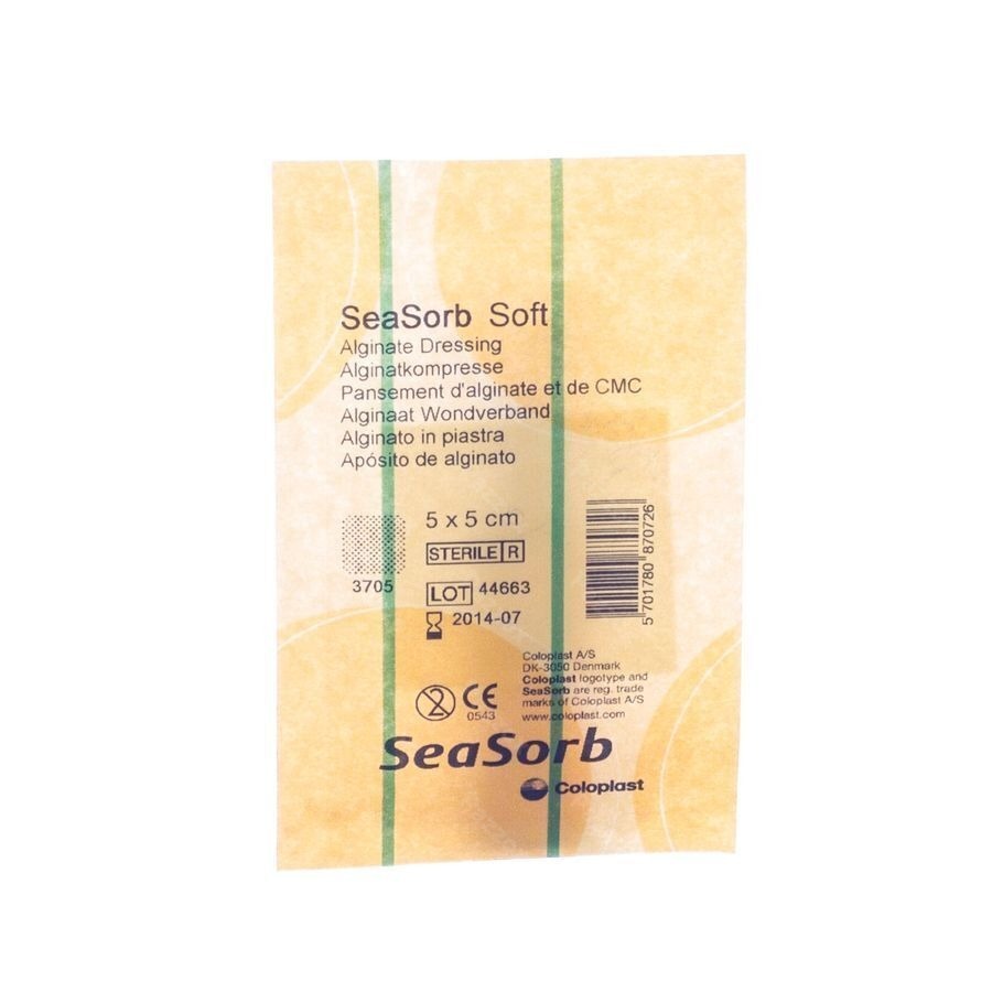 Seasorb Soft Pans Alginate Ster 5cmx 5cm 1 3705a
