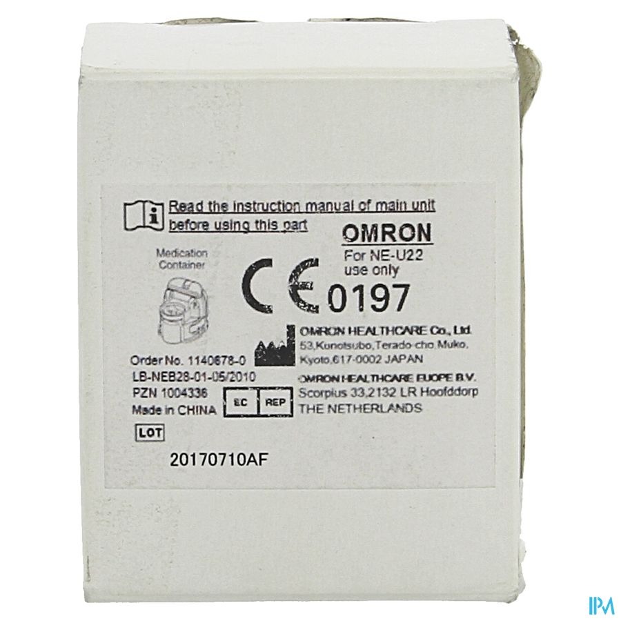 Omron Aerosol Godet Medicament Sans Mesh Pour U22