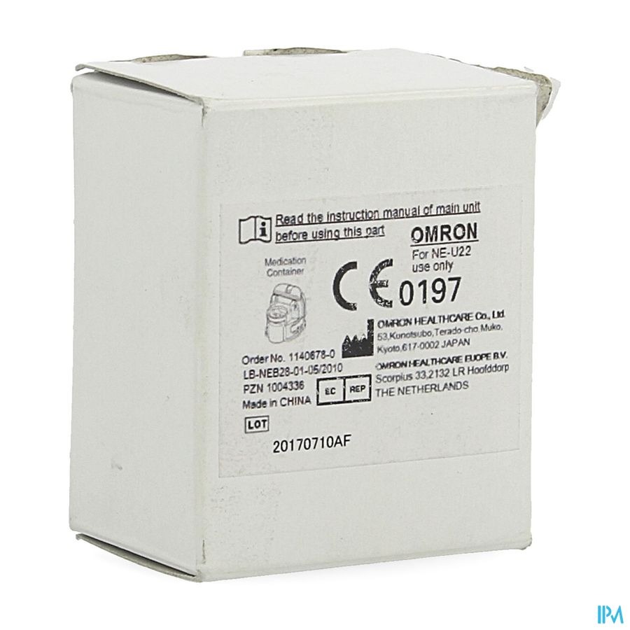 Omron Aerosol Godet Medicament Sans Mesh Pour U22