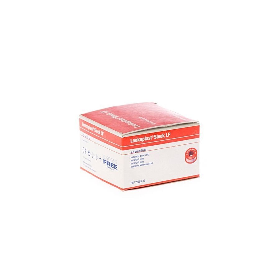 Leukoplast Sleek Lf Flaq.+fourr. 2,50cmx5m 7235902
