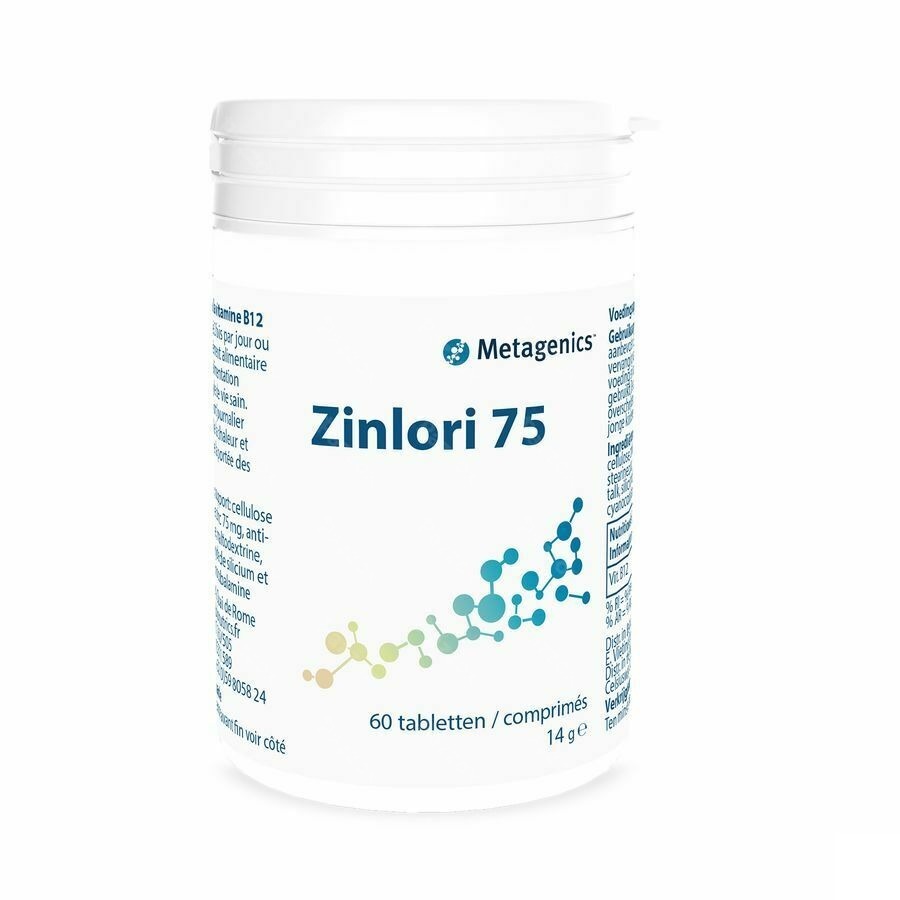 Zinlori 75 Tabl 60 4216 Metagenics