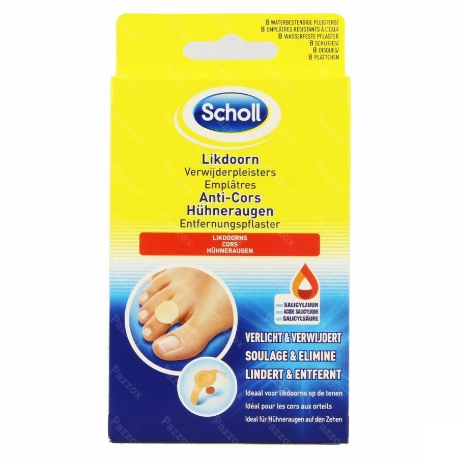 Scholl Emplâtres Anti-Cors  8 Disques