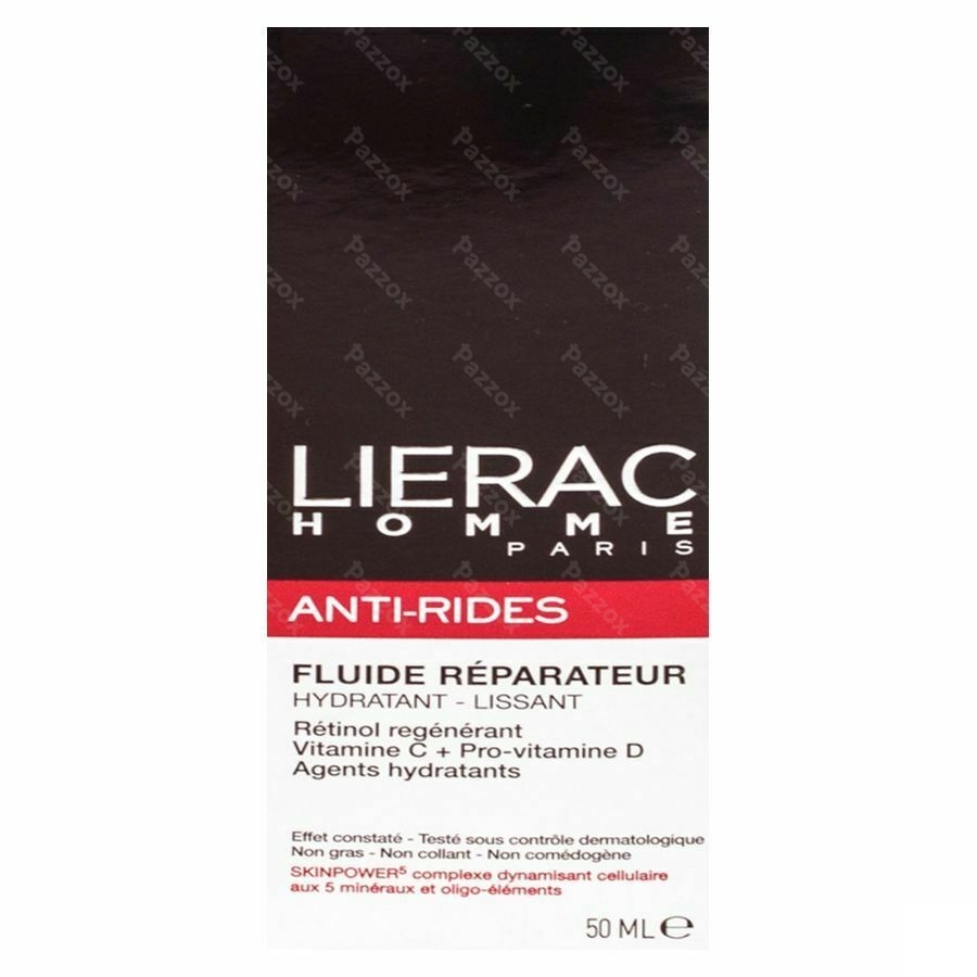 Lierac Homme Anti Rides Reparateur Fl Pompe 50ml