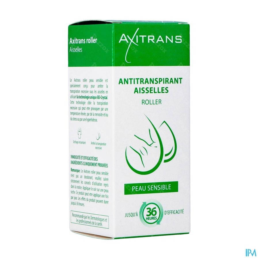 Axitrans Roller Peau Sensible Anti-Transpirant 20ml