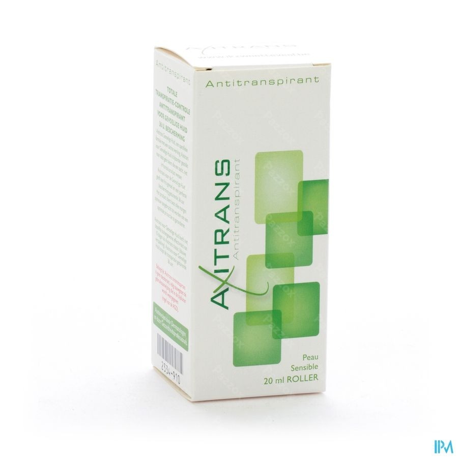 Axitrans Roller Peau Sensible Anti-Transpirant 20ml