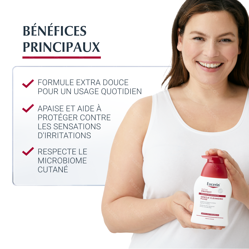 Eucerin pH5 Intim Protect Nettoyant Douceur Peau Sensible et Irritée avec pompe 250ml