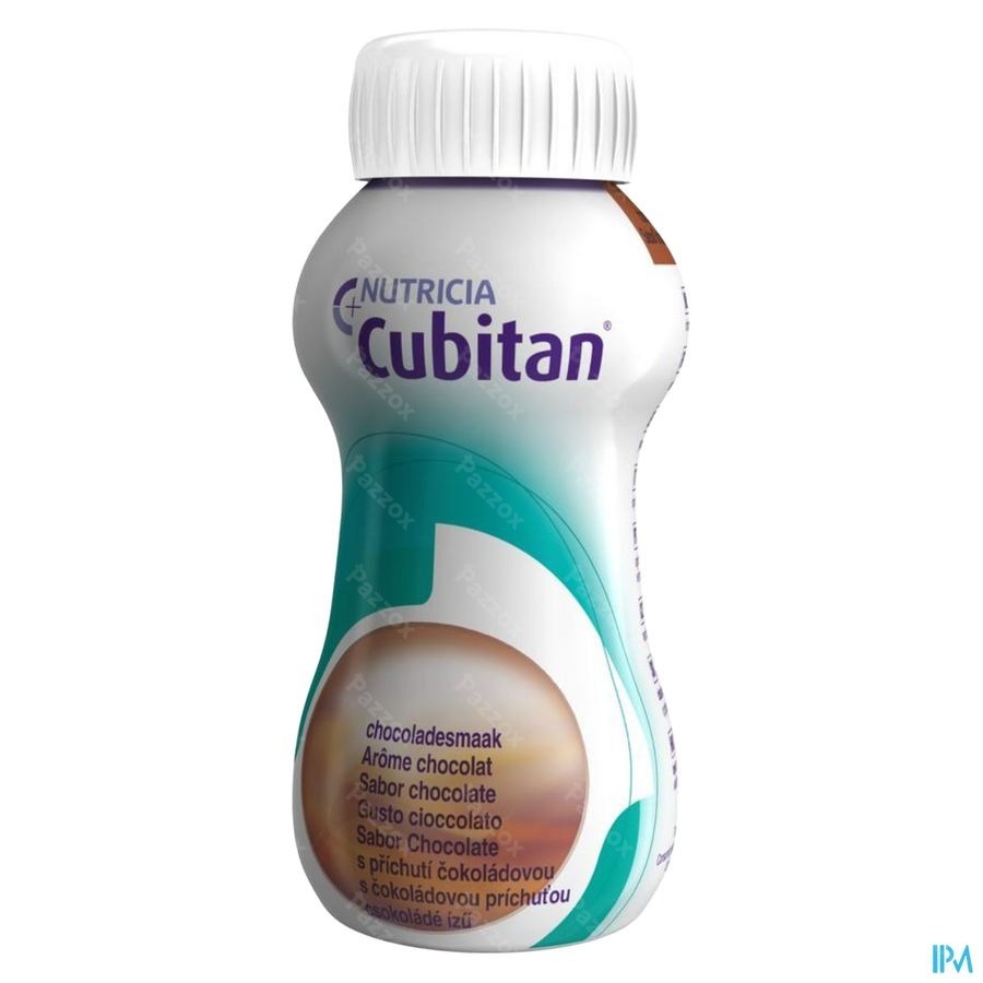 Cubitan Arôme Chocolat Bouteilles 4x200ml
