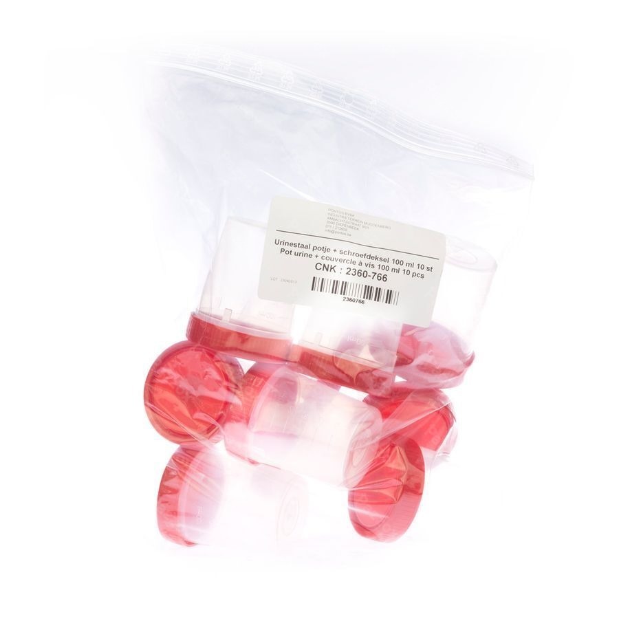Pot Urine N/st 100ml 10 Pontos