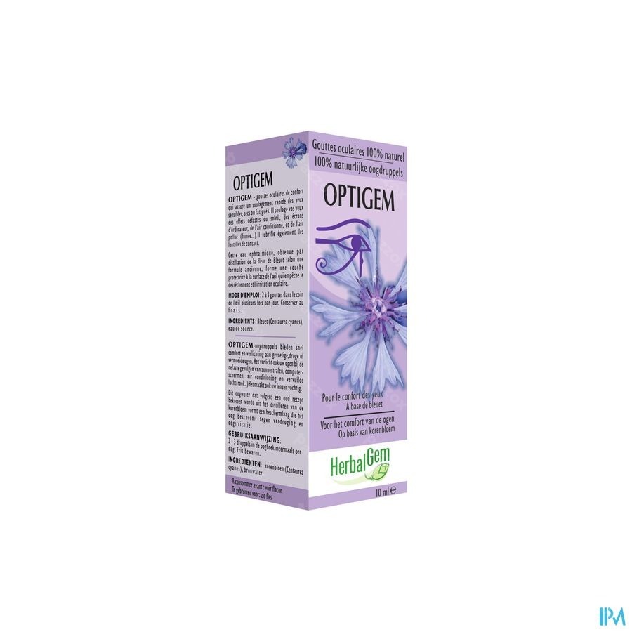 Herbalgem Optigem Collyre Gutt 10ml