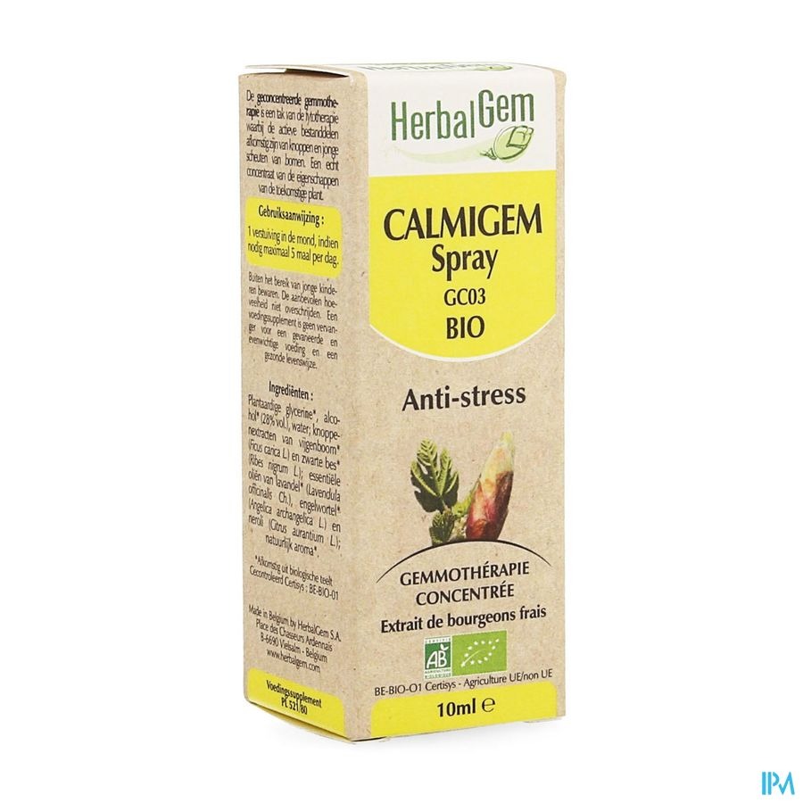 Herbalgem Calmigem Complex A/stress Spray 10ml