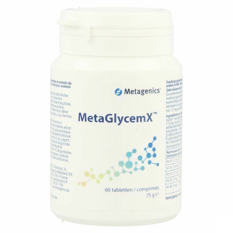 Metaglycemx 60 Comprimés Metagenics