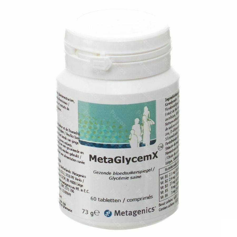 Metaglycemx 60 Comprimés Metagenics