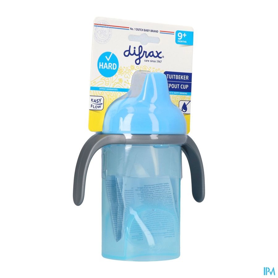 Gobelet à Bec Bec Rigide Bleu Ou Vert 250 Ml