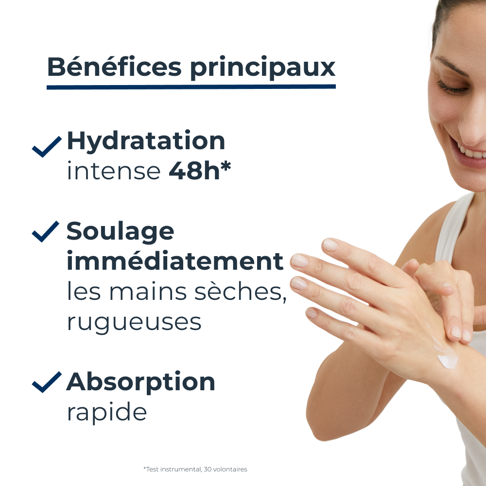 Eucerin UreaRepair Crème Mains 5% d'Urée Peau Sèche et Rugueuse Tube 75ml