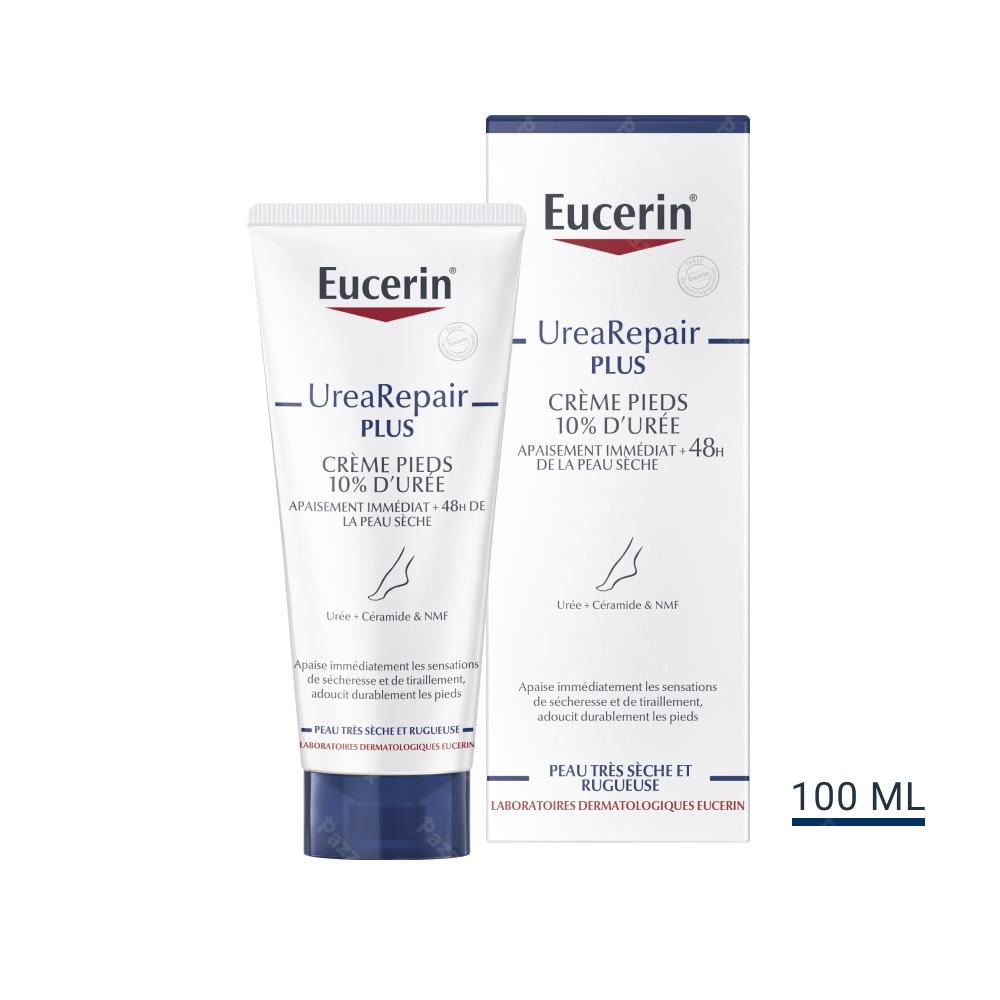 Eucerin UreaRepair Plus Crème Pieds 10% d'Urée Peau Très Sèche et Rugueuse 100ml