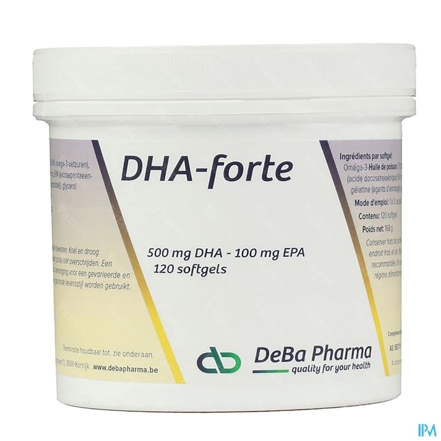 Dha Forte Caps 120x500mg Deba