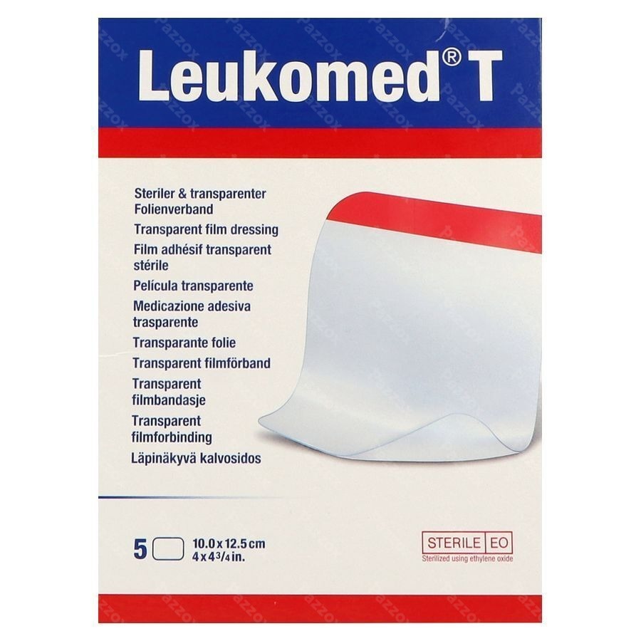 Leukomed T Pans Steril 10,0cmx12,5cm 5 7238111
