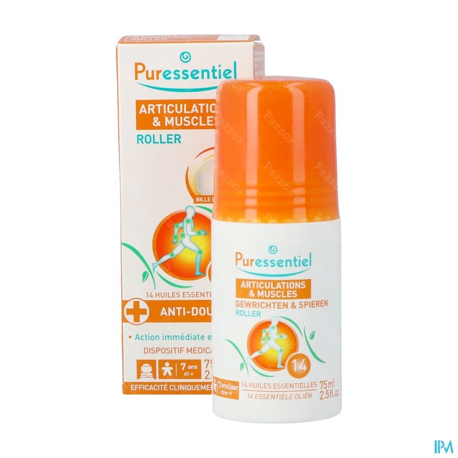 Puressentiel Articulation Roller 14 Huiles Essentielles 75 Ml