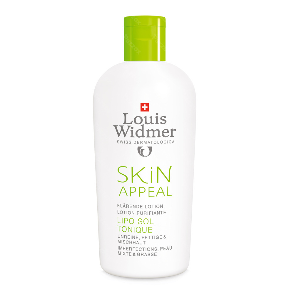 Louis Widmer Skin Appeal Lipo Sol Tonic Sans Parfum 150ml