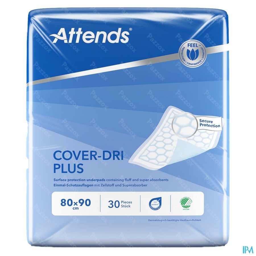 Attends Cover-Dri Plus Alese 80x90cm, 30 Pièces