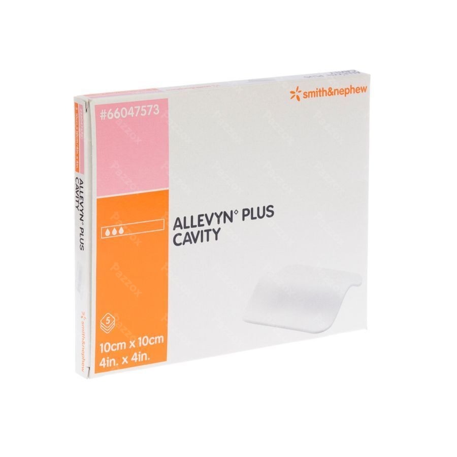 Allevyn Plus Cavity Hydrocel. 10x10cm 5 66047573