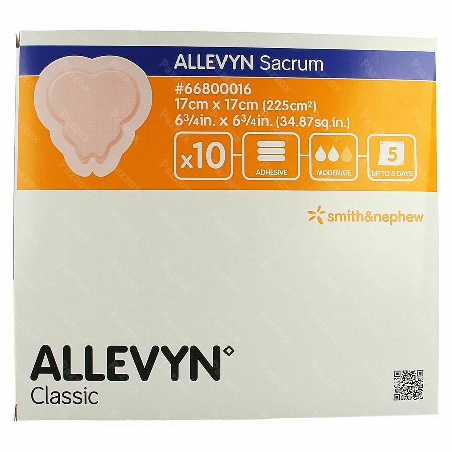 Allevyn Sacrum Pans Hydrocel. 17cm 10 66800016