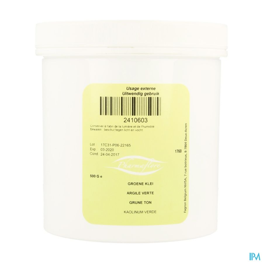 Argile Verte Pulverisee 500g Fag