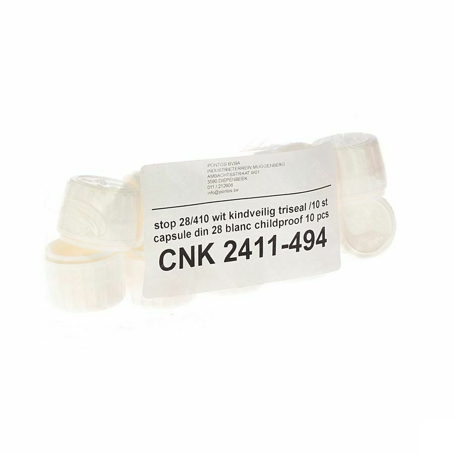 Capsule Din 28 Blanc Securite Enf 10 Pontos